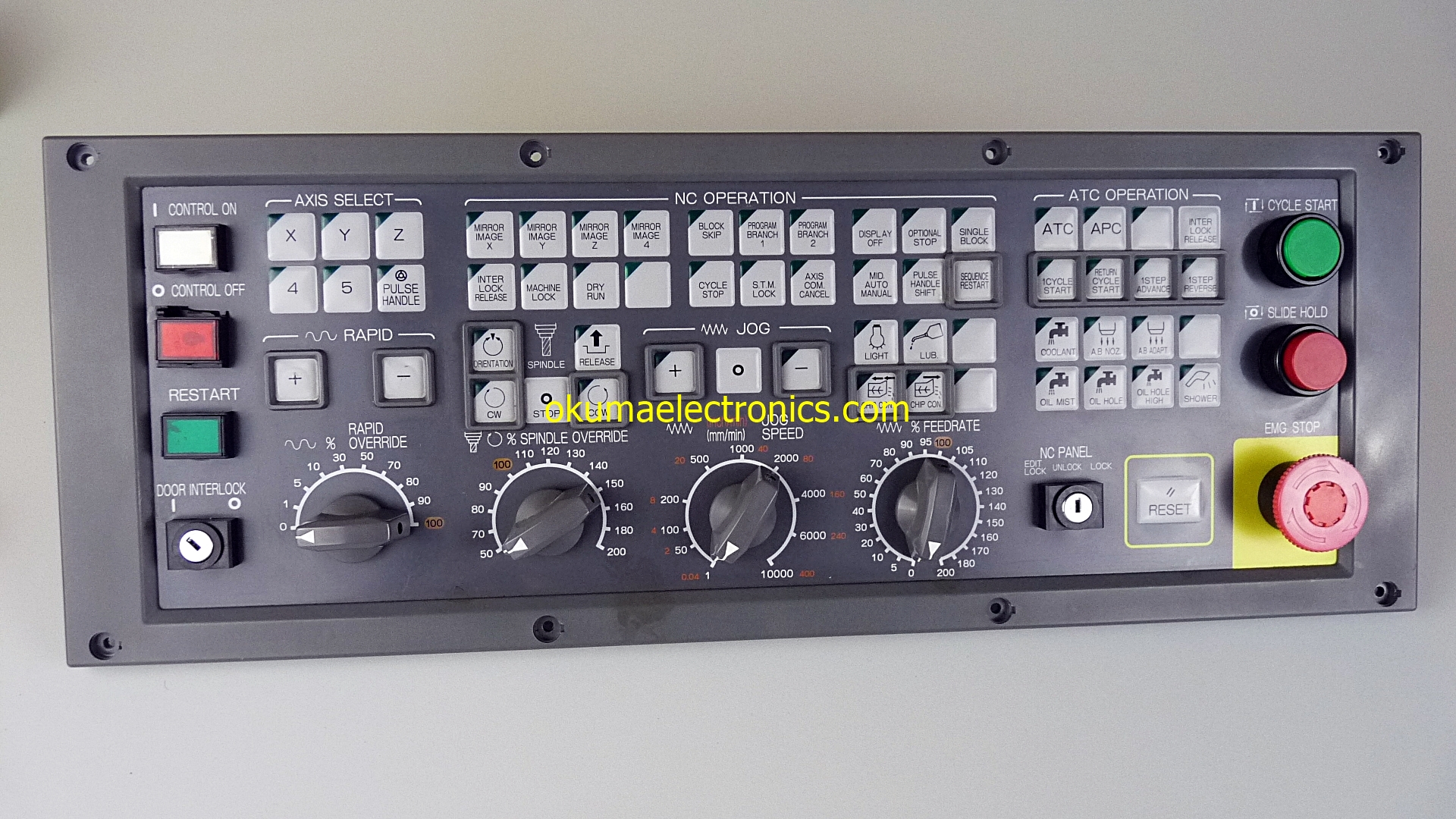 Okuma E0105-566-056-5 MACHINE OPERATOR PANEL w/ E4809-770-087-C