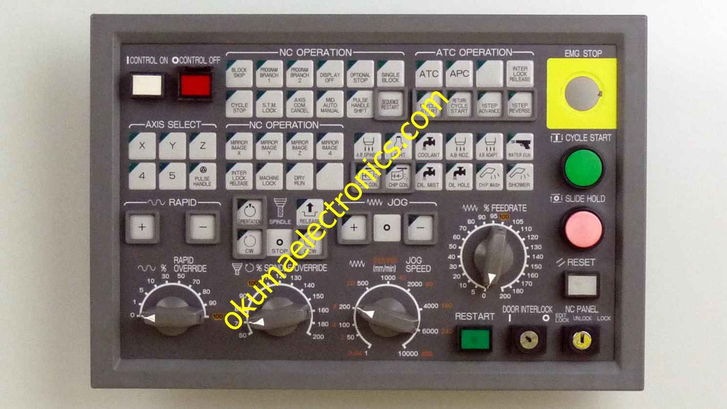 Okuma E0105-566-103-2 Machine Operator Panel w/o EMG Stop