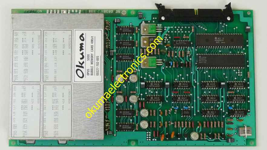 Okuma E0227-702-005; OSP5000 BUBBLE MEMORY CARD, 4Mbit 1Mx4 