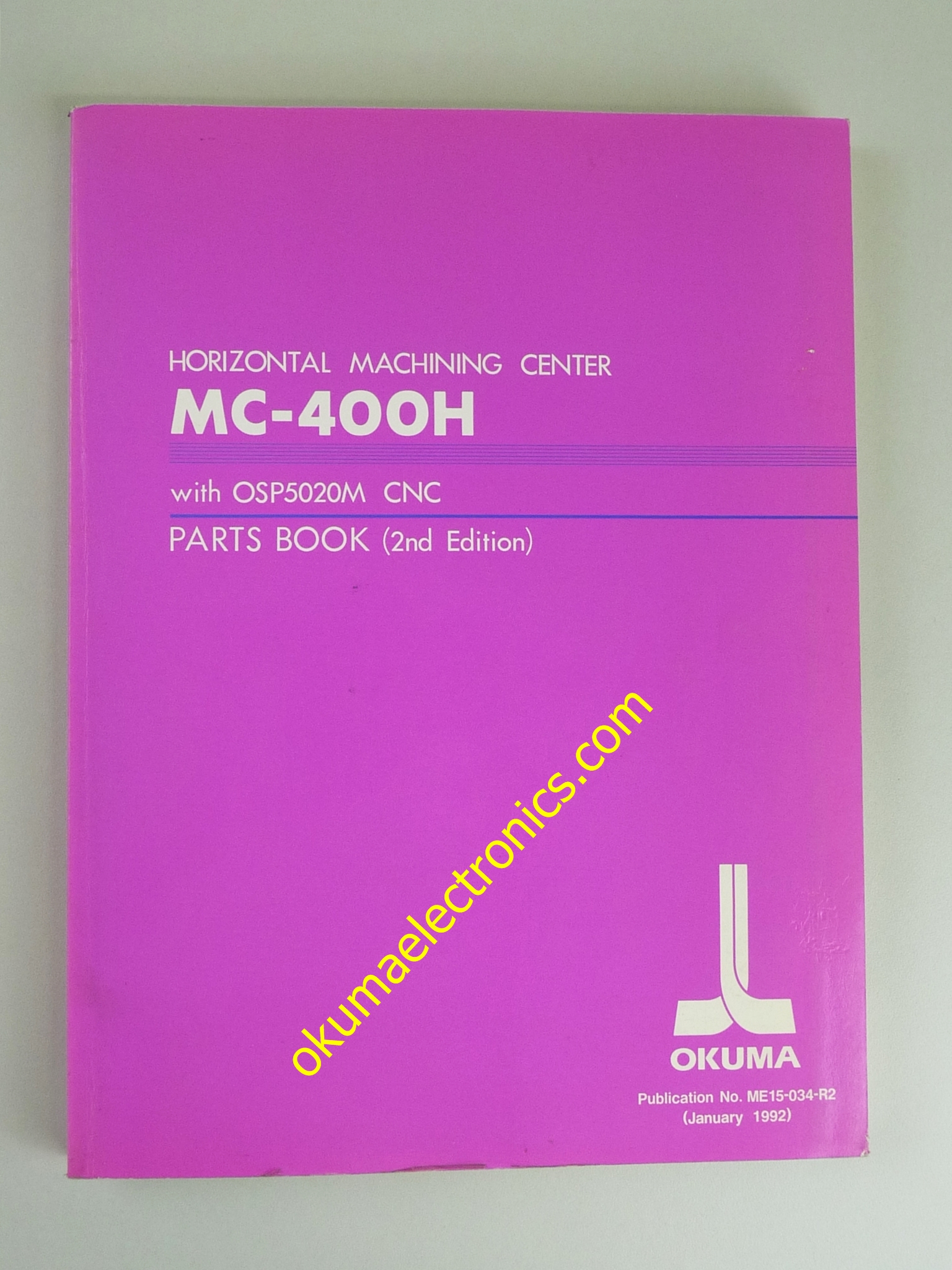Okuma MC-400H with OSP5020M Parts Book