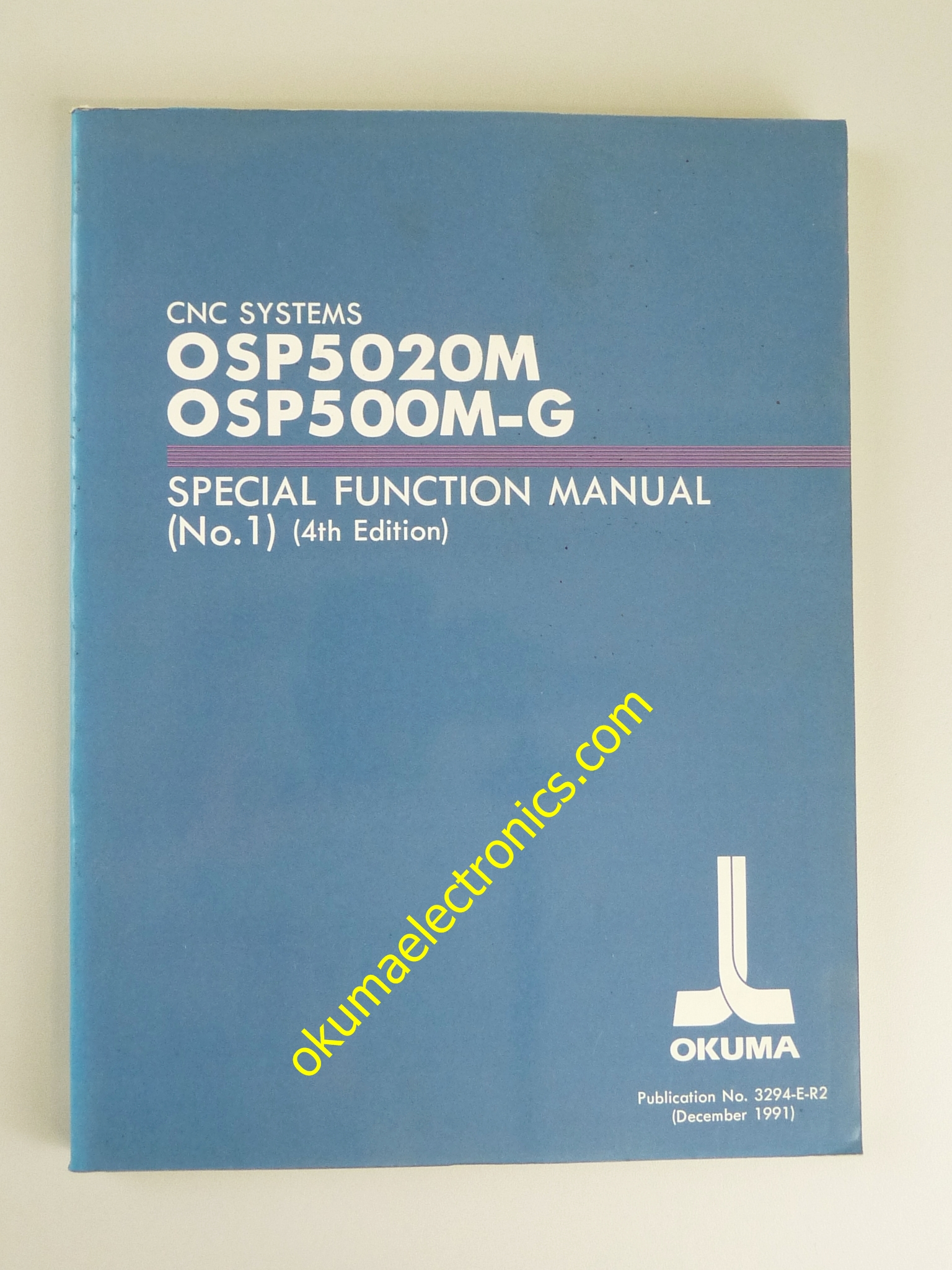 Okuma SpecialFunctionManual(No1)-4thEd-Dec91